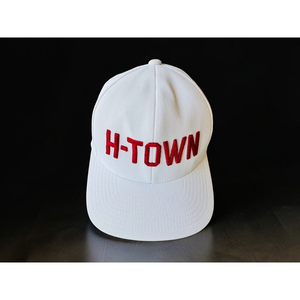 G/FORE H-Town Golf Snapback Hat White Red Flexfit 110 Adjustable Cap